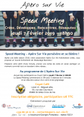 Invitation Apéro Sur Vie - Jeudi 7 février 2019 à 18h30